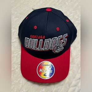 Gonzaga Bulldogs Youth Zephyr Hat Navy Red Snapback